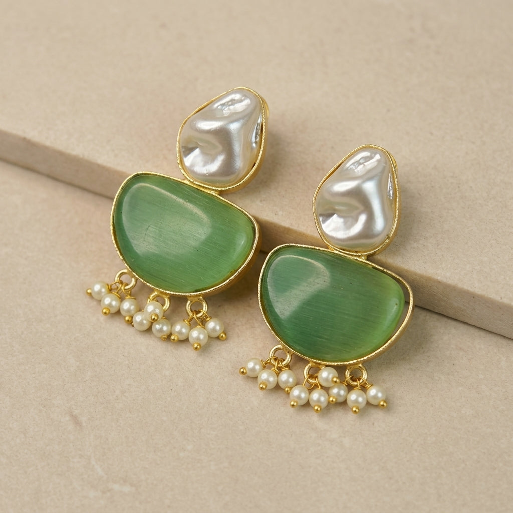 LYRA - AURA - PEARL STATEMENT EARRINGS - 13 Main image