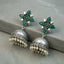 MYRA - Silver Toned BRASS Earrings