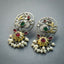 SARA - Dual Tone Premium Peacock Earrings