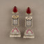 MYRA - Silver Toned BRASS Earrings