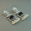 MYRA - Silver Toned BRASS Earrings
