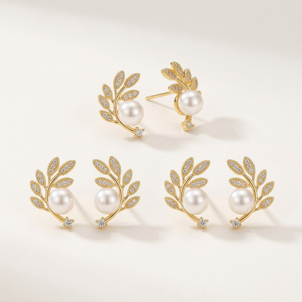 LYRA - AURA - PEARL STATEMENT EARRINGS - 12 Main image
