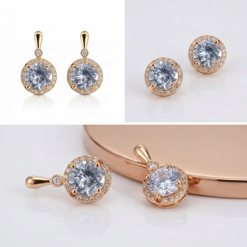 TARA - Anti Tarnish CUTE STATEMENT EARRINGS - 3 Secondary image