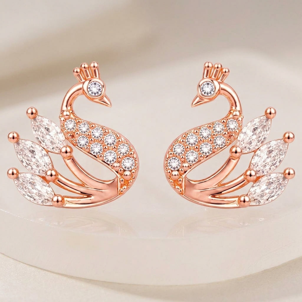 TARA - Anti Tarnish CUTE STATEMENT EARRINGS - 4 Main image