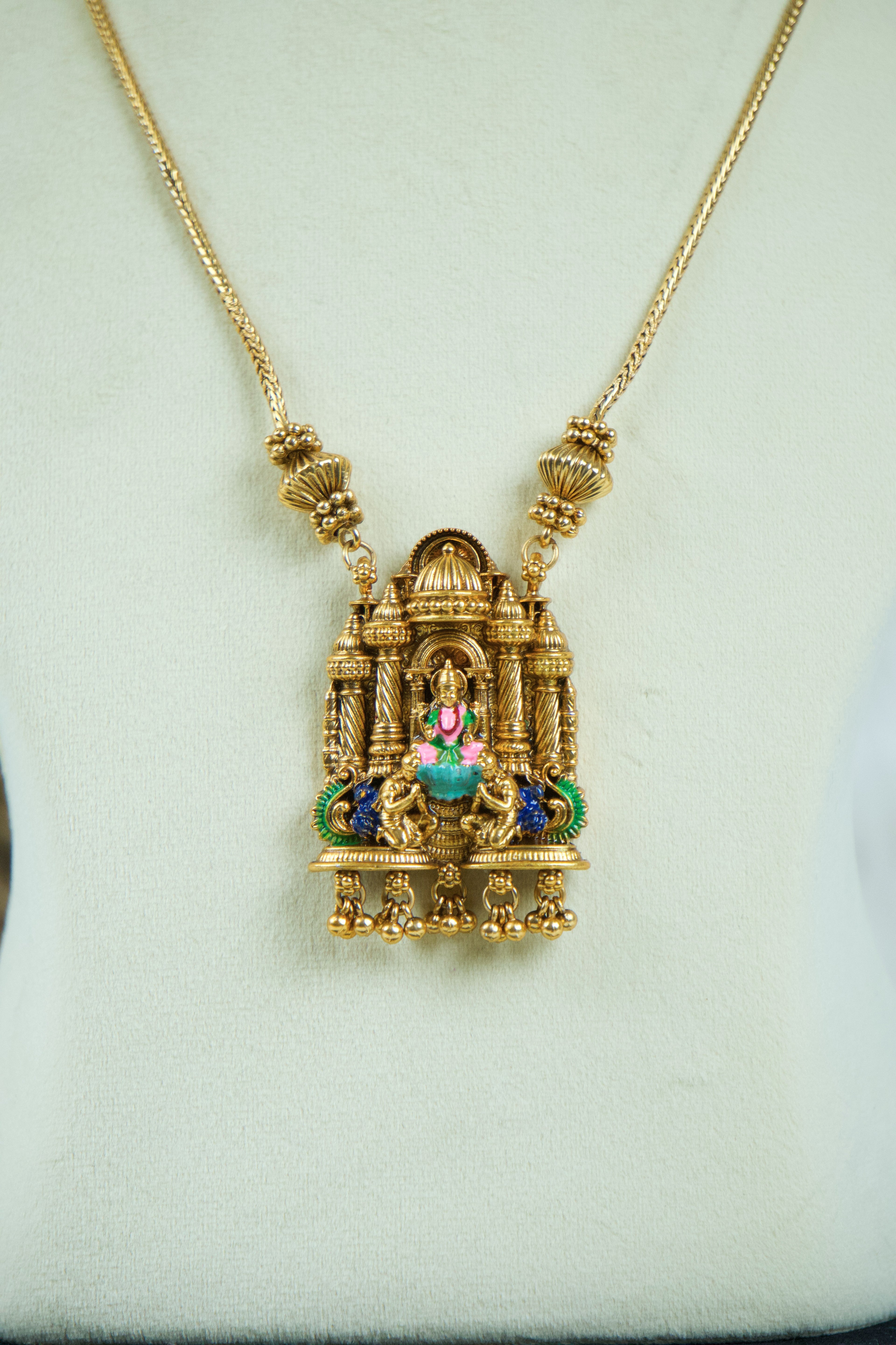 Traditional - Lakshmi Single Chain Pendant