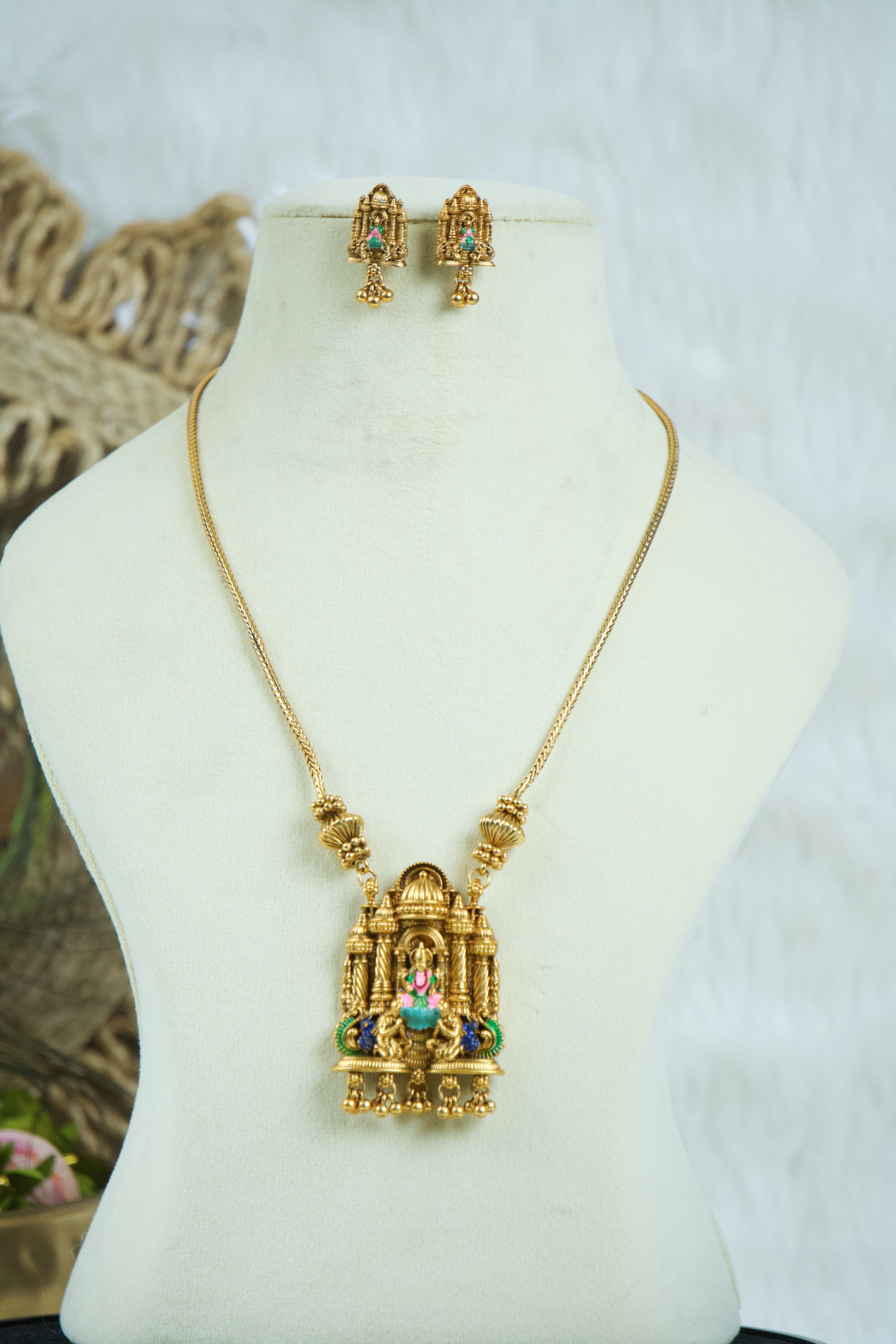Traditional - Lakshmi Single Chain Pendant