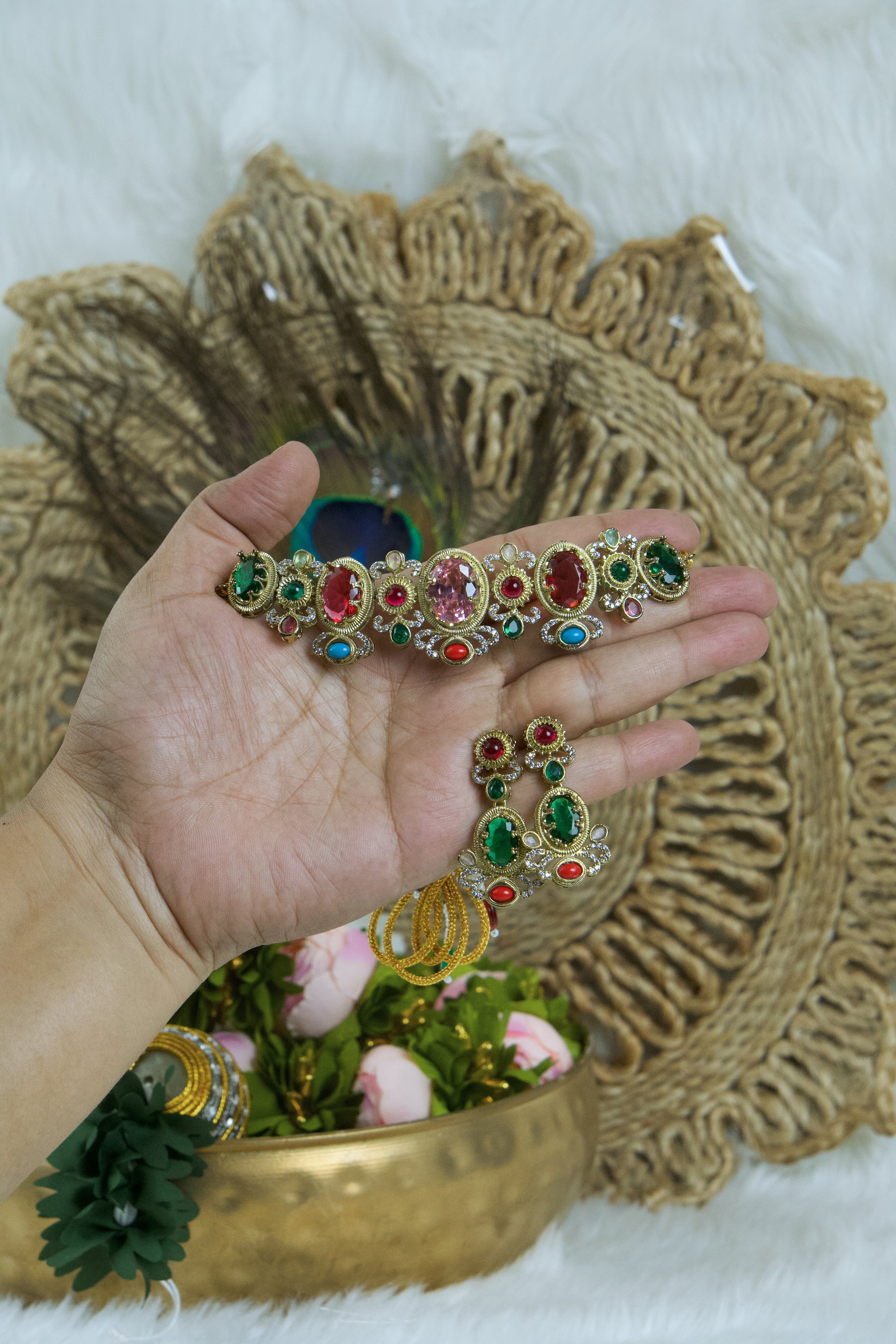 Sabyasachi - Statement Chocker with real stones